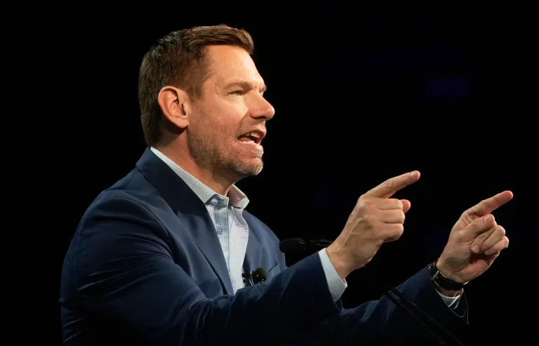 Former Rep. Eric Swalwell (D-CA) (Jeff Chiu/AP)