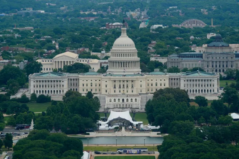 The U.S. Capitol building.