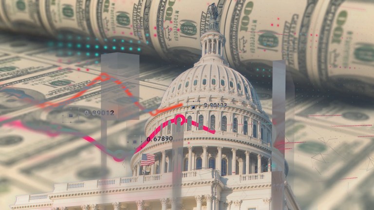 federal budget deficit spending