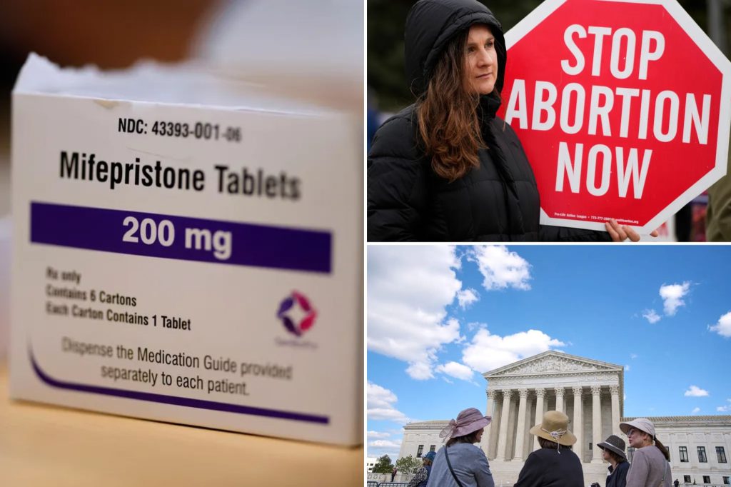Supreme Court temporarily preserves online abortion pill sales