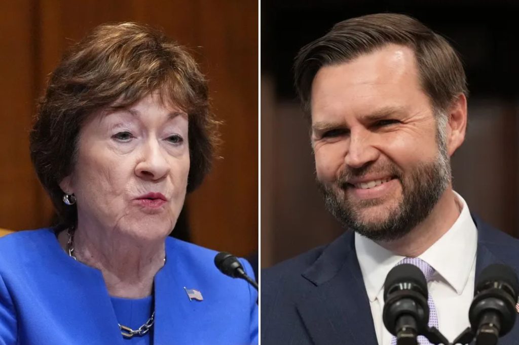 Vance praises Susan Collins’s independence despite admitting frustration with her