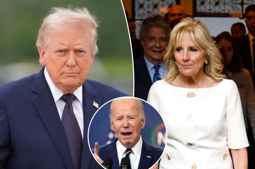 Trump piles on Jill Biden criticism over thinking Joe had a stroke during presidential debate