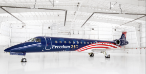 Transportation Secretary Sean Duffy debuts America 250 jet