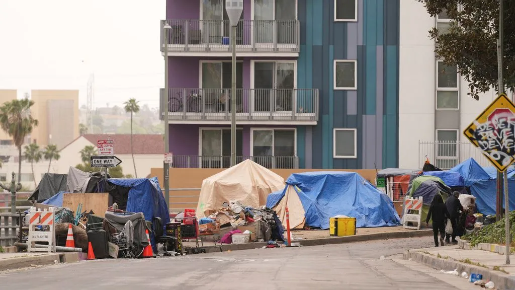 The California dream ends in empty reservoirs and homeless tents