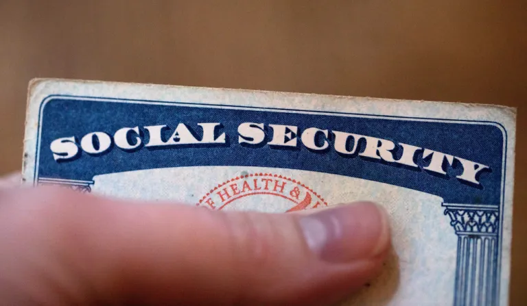 A Social Security card is shown.