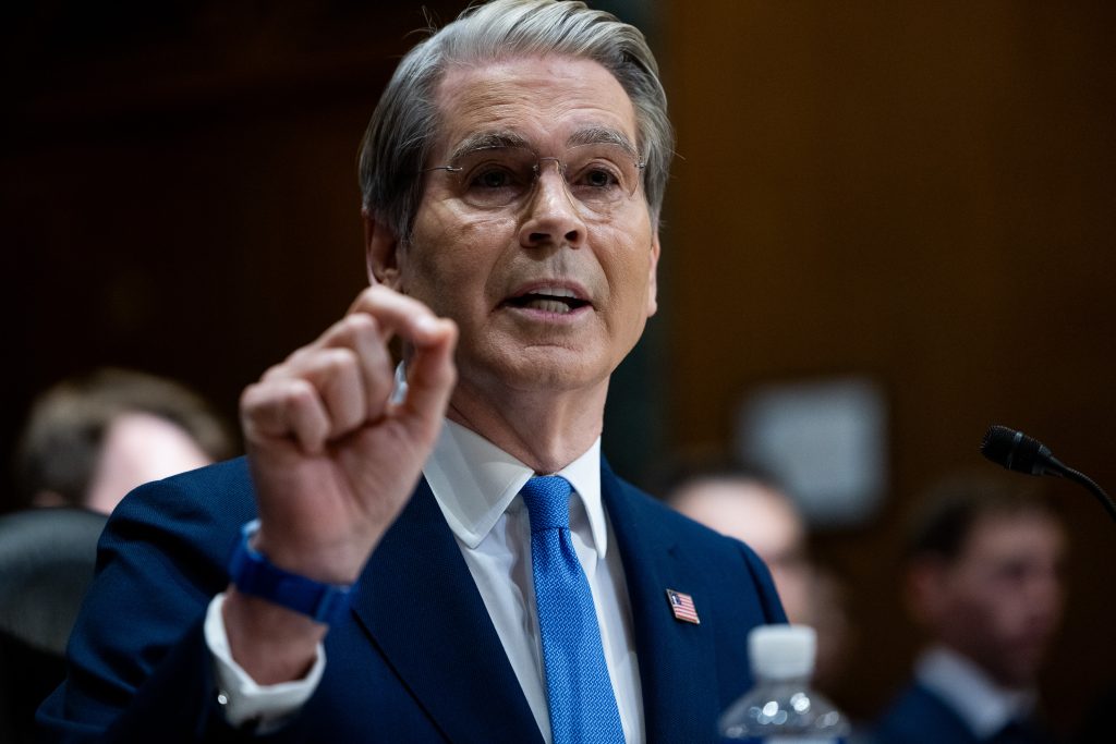 Bessent confronts Ron Wyden at hearing with accusations his son met with Jeffrey Epstein