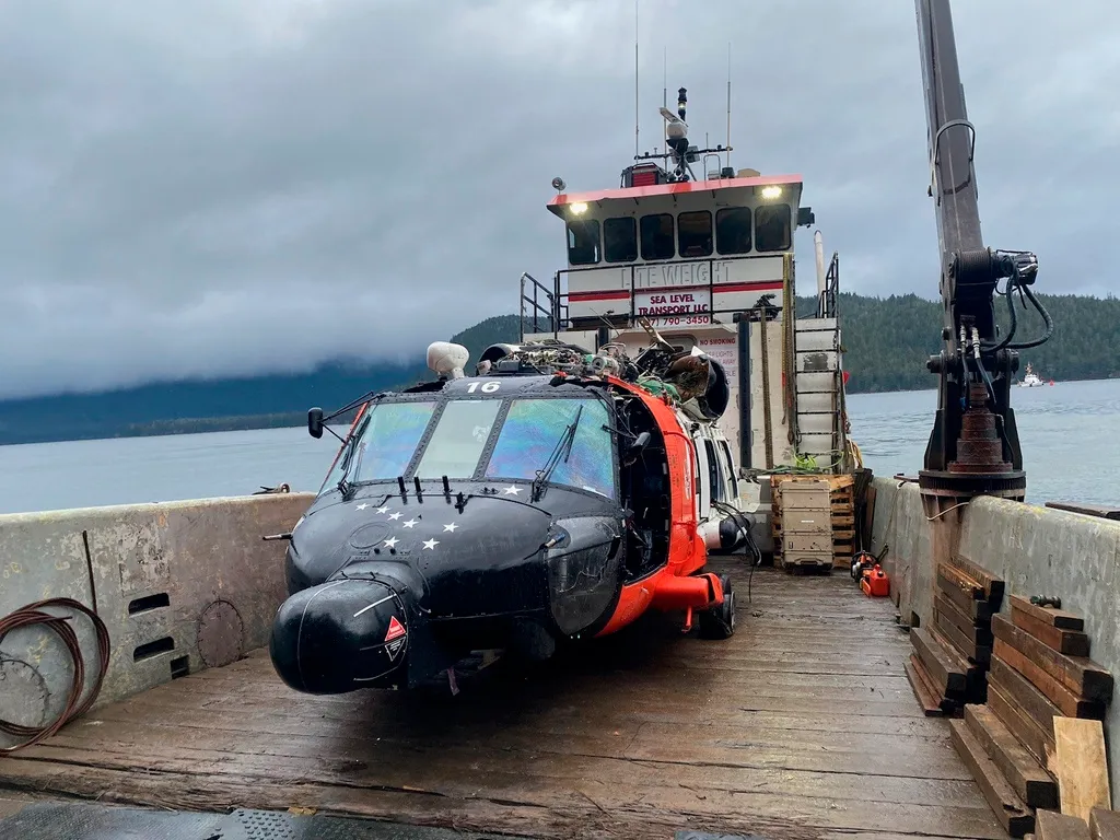 Four injured after Coast Guard helicopter crashes in Alaska