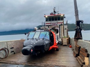 Four injured after Coast Guard helicopter crashes in Alaska
