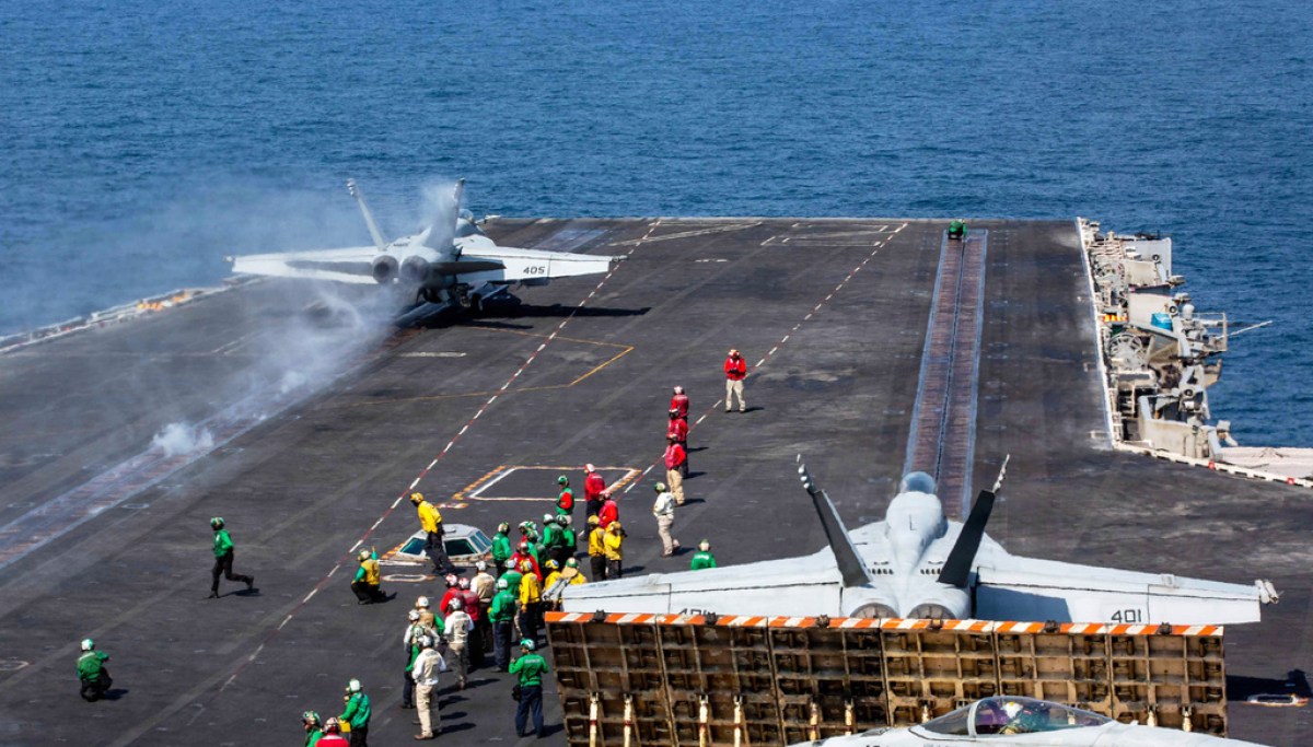 US strikes Iran after attack on commercial ship in Strait of Hormuz