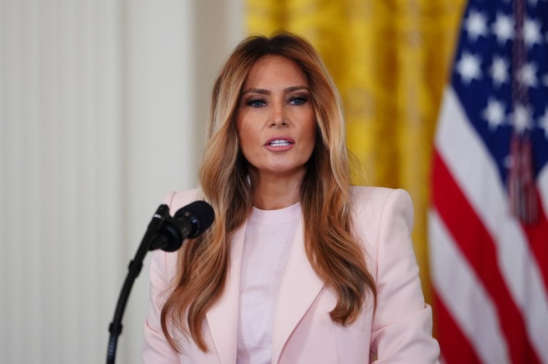 First lady Melania Trump.