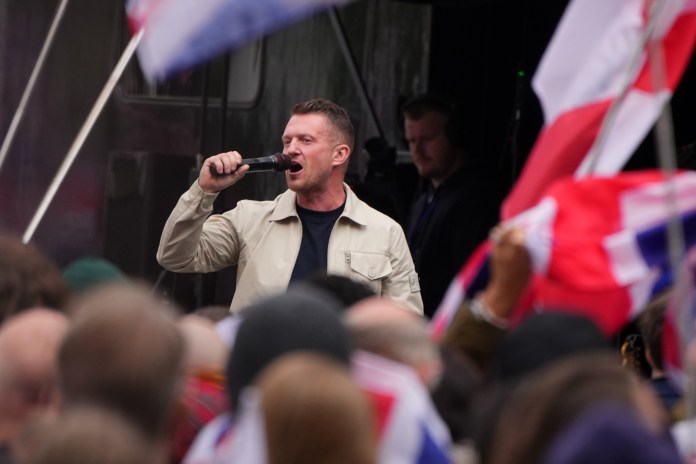 Tommy Robinson rally