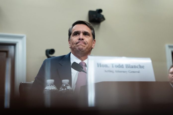 Senate Republicans pump the brakes on Todd Blanche’s attorney general nomination