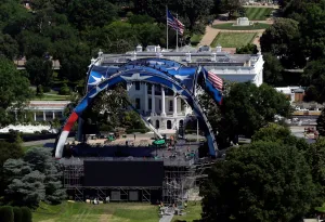 Trump suggests UFC arena at White House could be permanent