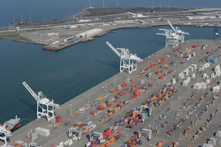 Oakland terminal port.