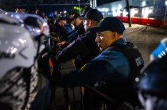 New Jersey charges officer in theft of AP journalist’s camera bag at Delaney Hall protest