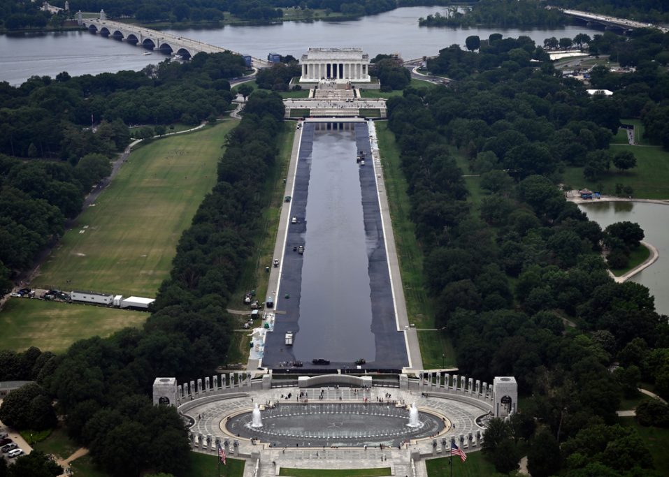 Trump hails Lincoln Memorial Reflecting Pool work as ‘complete’