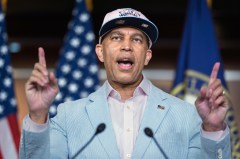 Jeffries slams Trump for bringing ‘MAGA circus’ into town for Knicks game