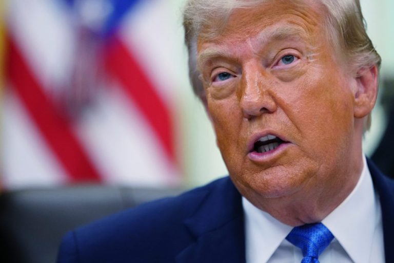 President Donald Trump speaks in the Oval Office of the White House, Wednesday, June 10, 2026, in Washington.