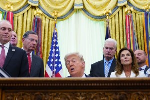Trump says US has moved 100 million barrels of oil through Strait of Hormuz