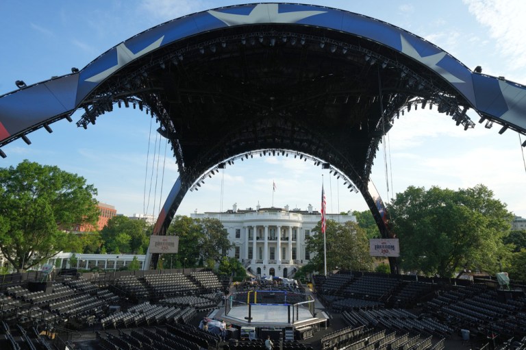 The Claw on the White House South Lawn