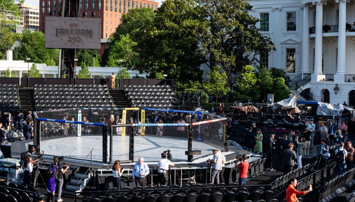 Trump’s allies in Congress get coveted seats at White House cage fight