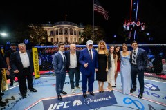 Here’s who attended the UFC Freedom 250 cage match