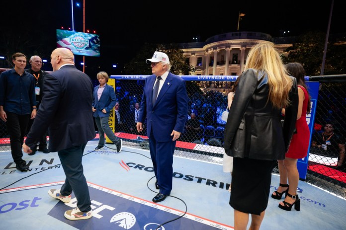 UFC Freedom 250 event at the White House