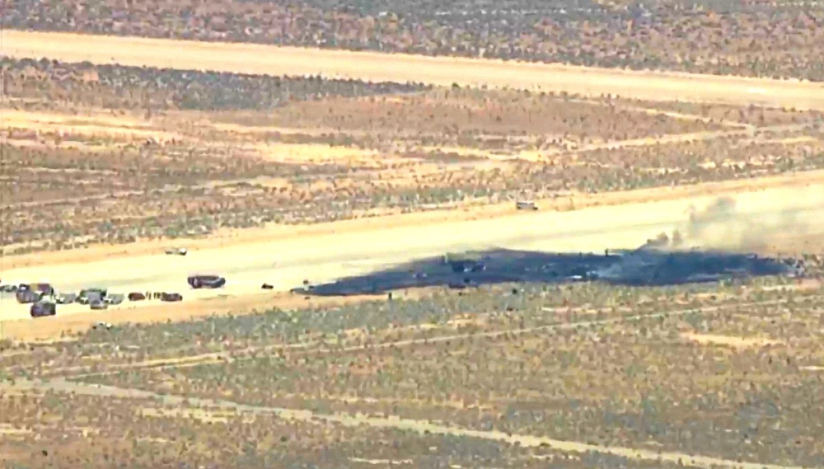 B-52 Plunged Nearly a Mile per Minute Before Fatal Edwards Crash; Flight Data Reveals Final Moments