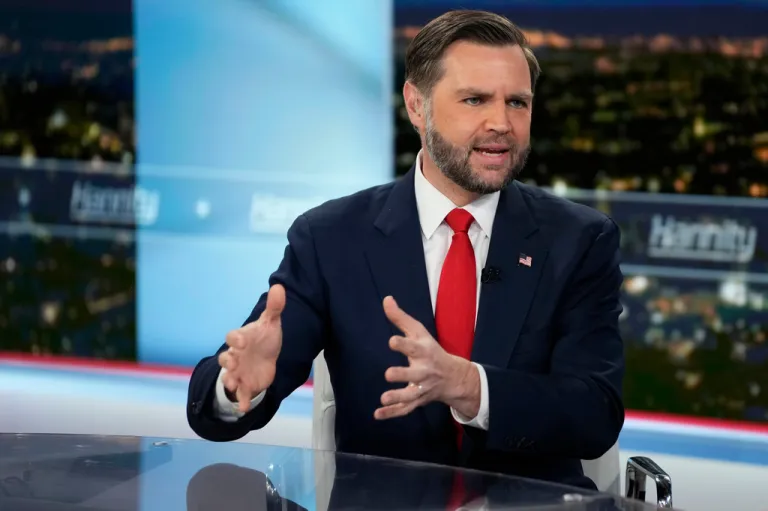 Vice President JD Vance appears on 