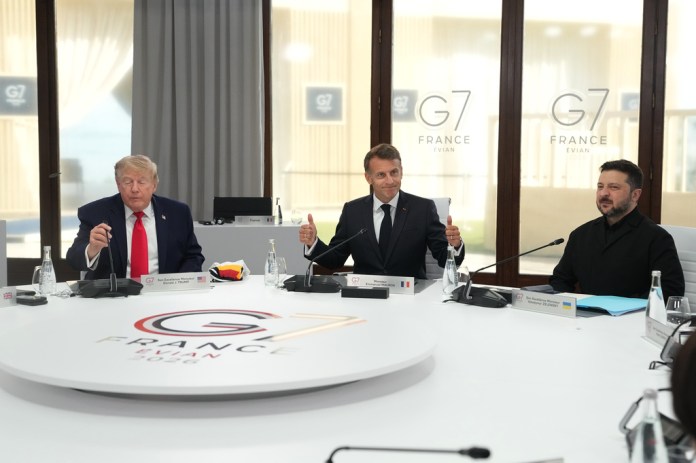 Trump says he had a ‘very good meeting’ with Zelensky at G7