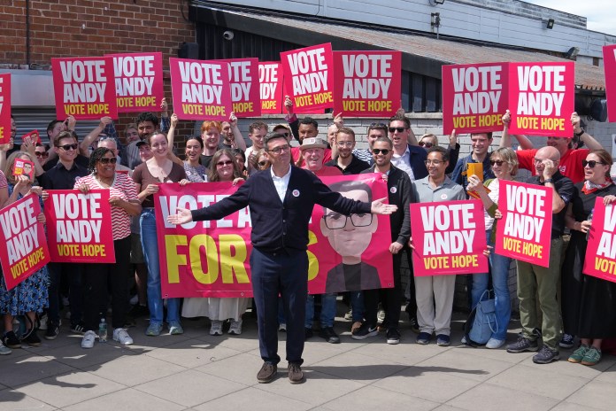 Burnham rally