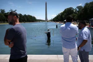 Trump says he inspected Reflecting Pool: ‘Work will begin immediately’
