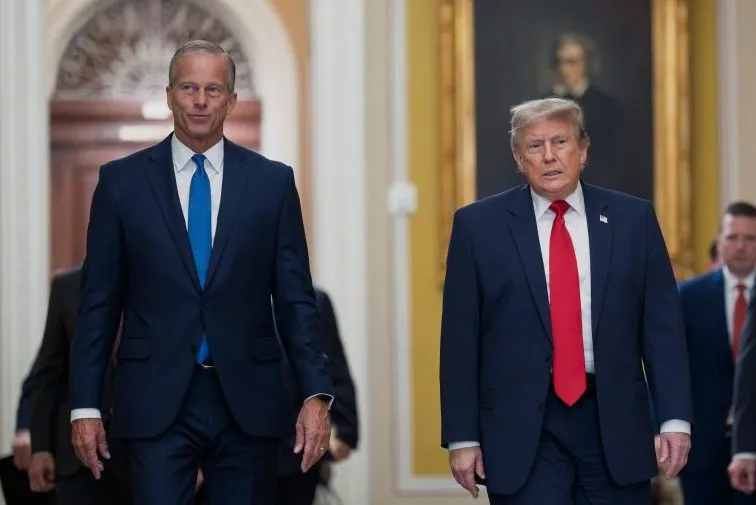 Senate GOP tries to mend fences with Trump after heated lunch