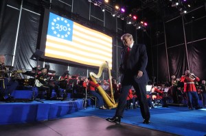 Trump claims he drew ‘at least’ 45,000 people to his America 250 rally