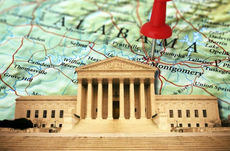 Alabama map supreme court redistricting GOP