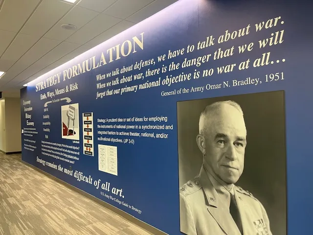 CARLISLE, Pennsylvania — Root Hall is a four-story state-of-the-art academic facility featuring a 600-seat tiered auditorium, 28 modern seminar spaces, podcast and broadcast studios, and a two-story specialized library known as the "Knowledge Commons."
