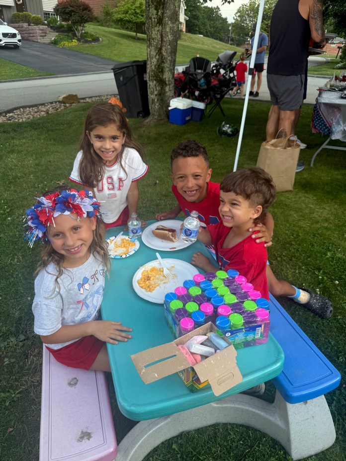 What makes the community so special are the nearly two dozen neighborhood children who spend much of the year riding bikes, playing it tag and baseball. (Salena Zito)