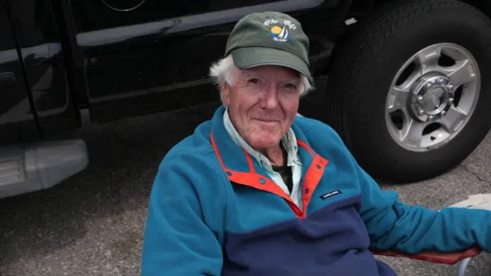 Janet Mills will get the vote of Kevin Flaherty, the first mate on The Gift, a sailing boat which offers pleasure trips to tourists in the coastal resort of Ogunquit