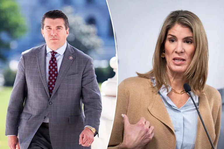 Collage of Reps. Jay Obernolte (R-CA) and Lori Trahan (D-MA).