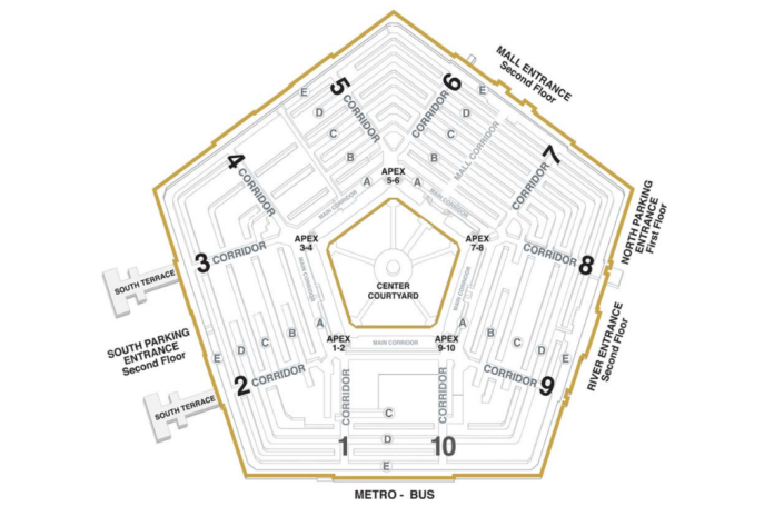 Pentagon map