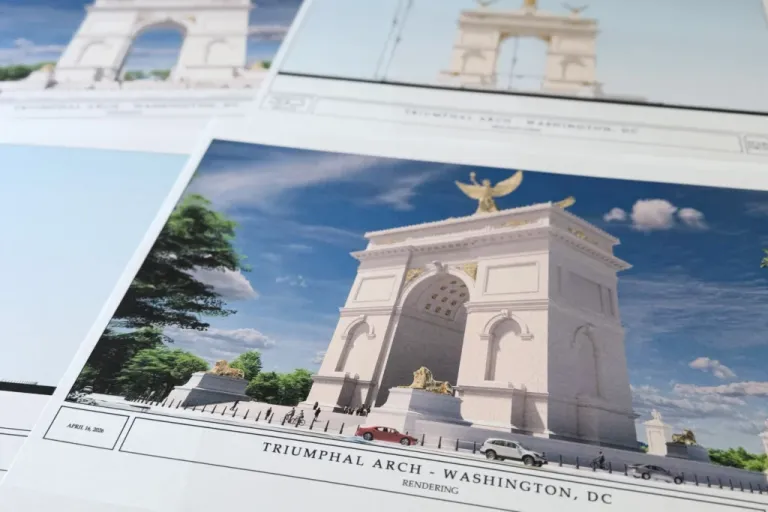 Lawmakers warn Burgum that NPS can't build Trump arch without approval from Congress