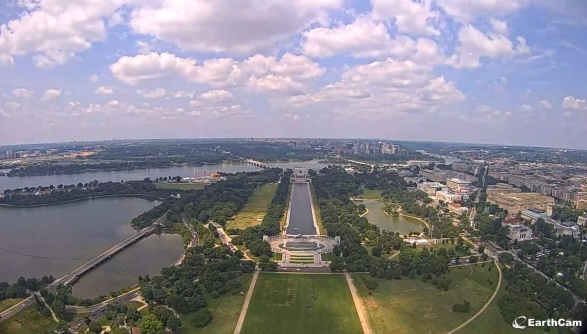 Numbers Etched in Grass on Washington Monument West Lawn Prompt Park Police Response