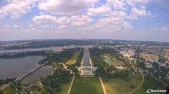 A carving of the numbers ‘8647’ has appeared on the National Mall
