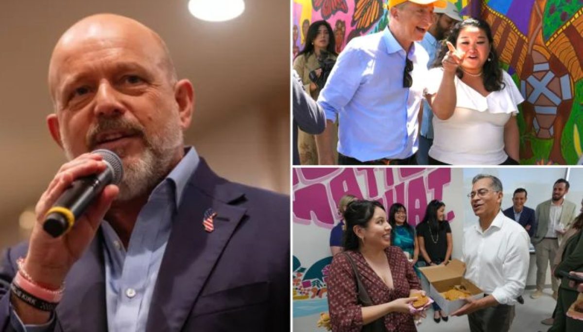 Cover image for California governor primary: Hilton, Becerra and Steyer make final pitch