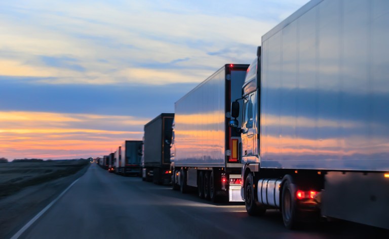 Trucking transportation supply chain