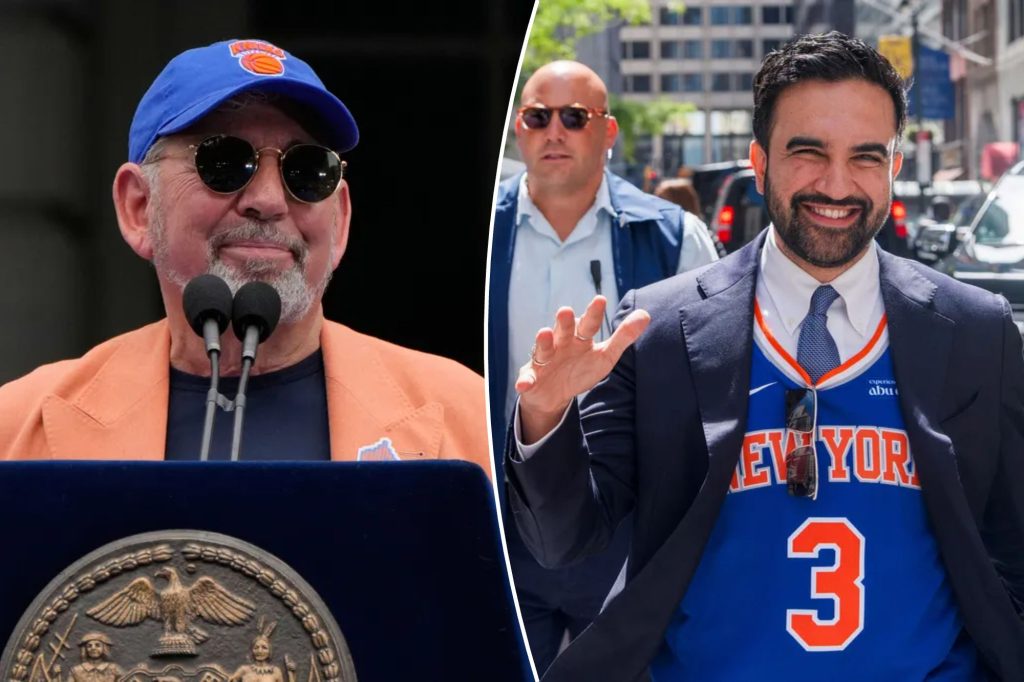 Knicks owner takes swipe at Mamdani in victory speech
