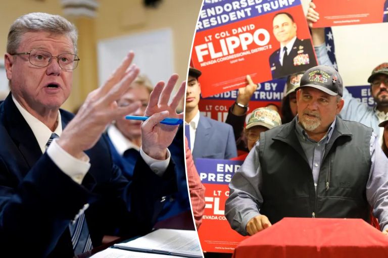 Rep. Mark Amodei (R-NV) and Nevada GOP congressional candidate David Flippo.