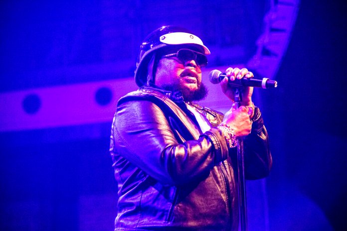 Victor Willis of the Village People performs during the Festival d'ete de Quebec on Thursday, July 11, 2019, in Quebec City, Canada.