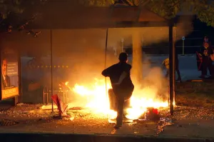 FBI still searching for 2020 rioter who helped demolish ICE facility