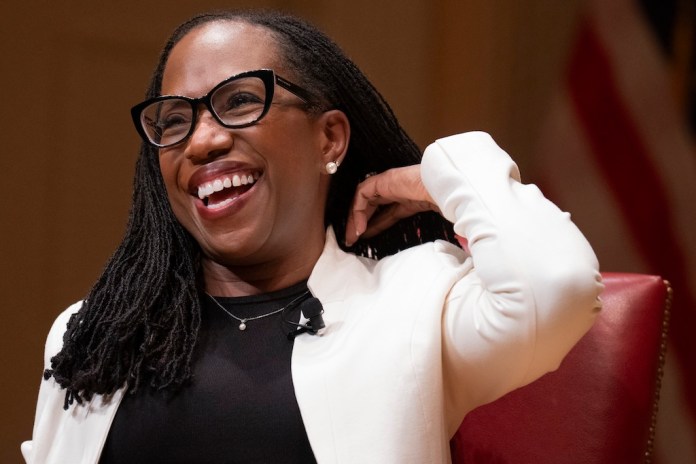 Justice Ketanji Brown Jackson took up more than 20% of Supreme Court’s questioning last term